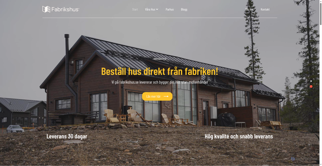 Security scan screenshot of https://fabrikshus.se