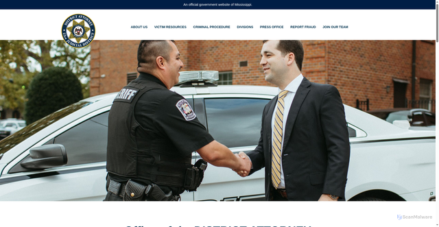 Security scan screenshot of https://desotomsda.gov/