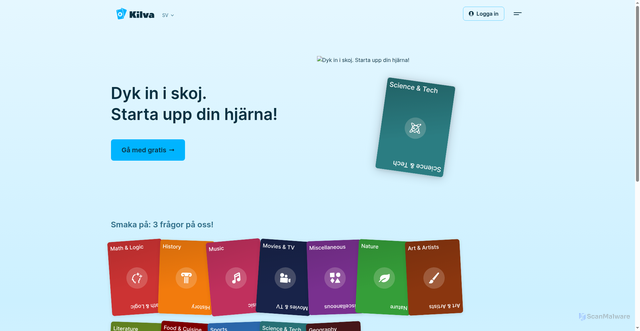 Security scan screenshot of https://kilva.se