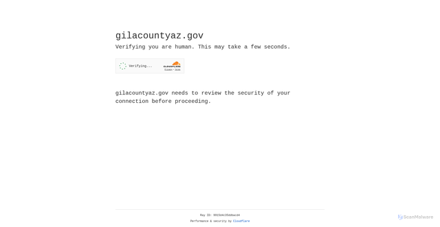 Security scan screenshot of https://gilacountyaz.gov/