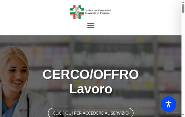 Security scan screenshot of https://ordinefarmacistiperugia.it/