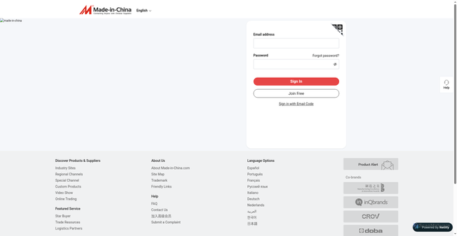 Security scan screenshot of http://made-ln-china.netlify.app/