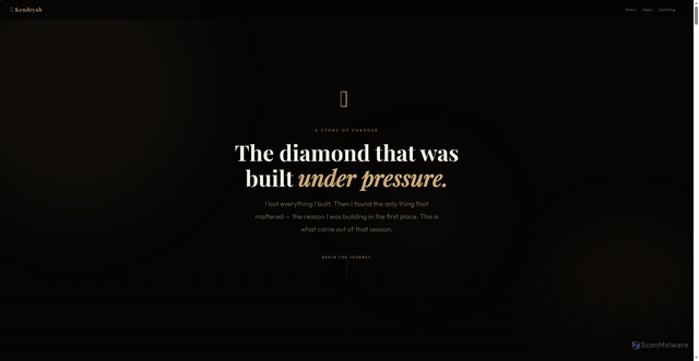 Security scan screenshot of https://journey-b8n.pages.dev/