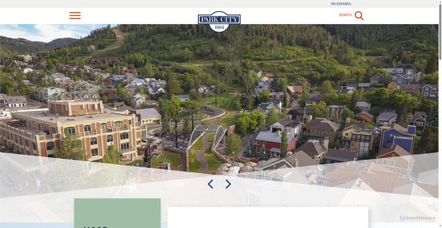 Security scan screenshot of https://parkcity.gov/