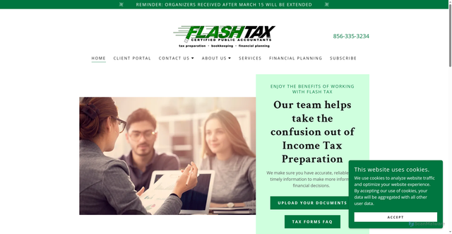 Security scan screenshot of https://flashtaxnj.com/f/nj---anchor