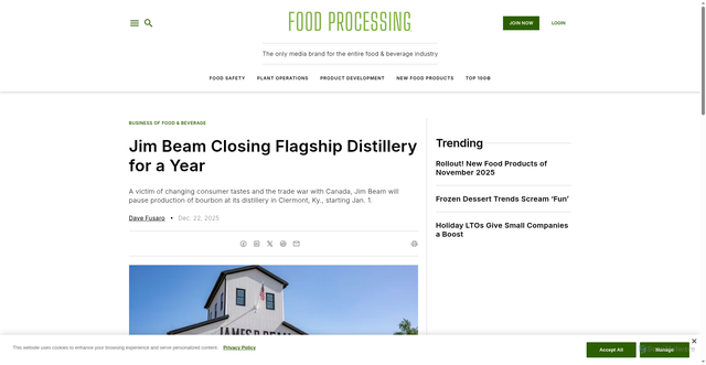 Security scan screenshot of https://www.foodprocessing.com/business-of-food-beverage/news/55340116/jim-beam-closing-main-distillery-for-a-year