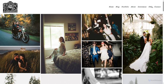 Security scan screenshot of https://taylorjonesphoto.com/