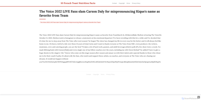 Security scan screenshot of https://jfflonlinehugo-wtlittsh7o.edgeone.app/24557-the-voice-2022-live-fans-slam-carson-daly-for-mispronouncing-kiques-name-as-favorite-from-team.html