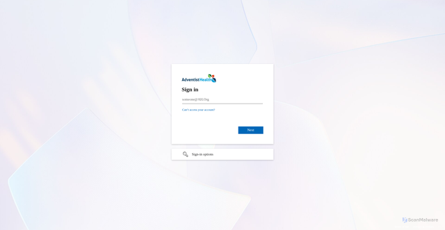 Security scan screenshot of https://ahgrants.crm.dynamics.com