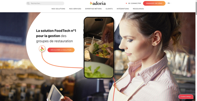 Security scan screenshot of https://adoria.com