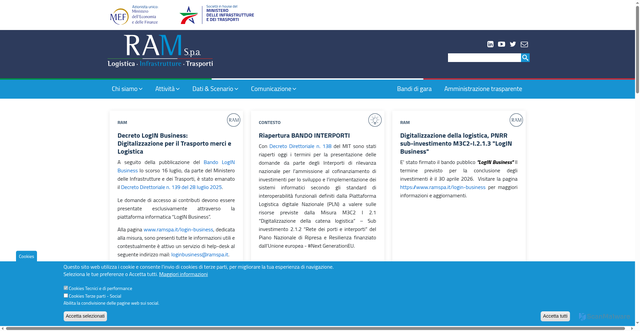 Security scan screenshot of https://www.ramspa.it/