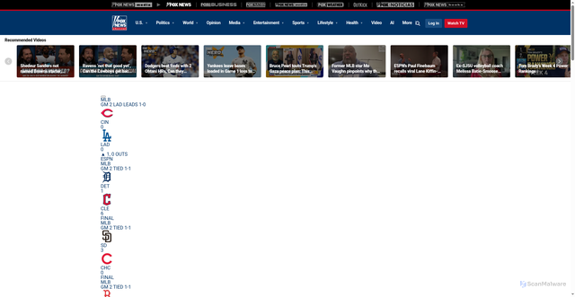 Security scan screenshot of https://www.foxnews.com/sports/leverkusen-returns-to-league-after-cl-disappointment