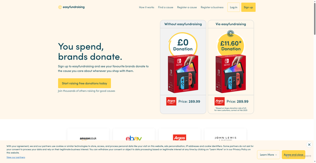Security scan screenshot of api-v3.easyfundraising.org.uk