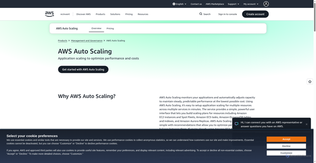 Security scan screenshot of https://autoscaling.ap-northeast-3.amazonaws.com
