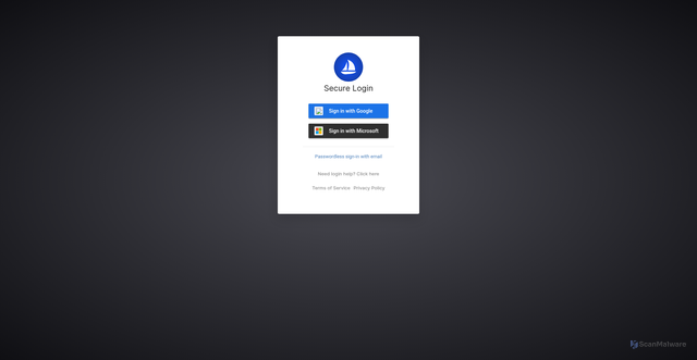Security scan screenshot of https://ss-k.myharbourshare.com