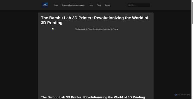 Security scan screenshot of https://join-starfleet-academy.pages.dev/the-bambu-lab-3d-printer-revolutionizing-the-world-of-3d-printing/