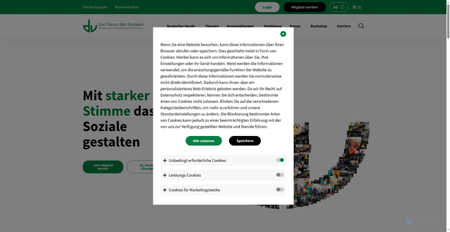 Security scan screenshot of https://www.deutscher-verein.de/