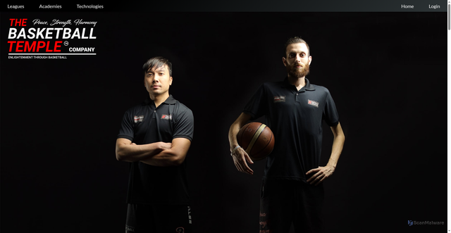 Security scan screenshot of https://www.basketballtemple.com/