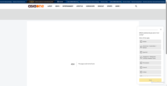 Security scan screenshot of http://www.asia1.com.sg/cgi-bin/bt/fxconv.pl