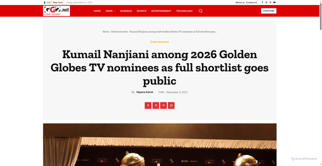 Security scan screenshot of https://www.gg2.net/kumail-nanjiani-2026-golden-globes-tv-nominee/