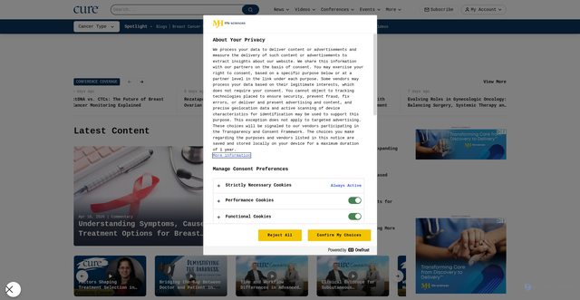 Security scan screenshot of https://www.curetoday.com