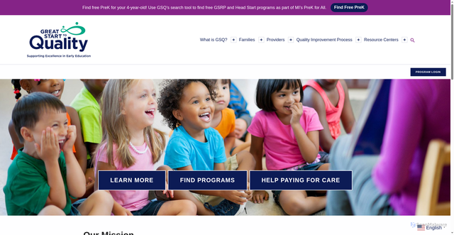 Security scan screenshot of https://greatstarttoquality.org/
