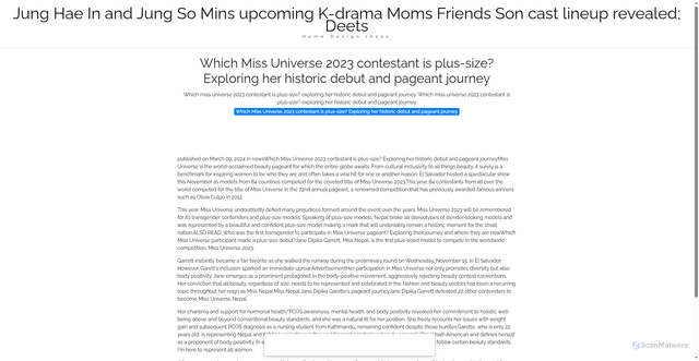 Security scan screenshot of https://corpheanhugo-aefuv90cq7.edgeone.app/20632-which-miss-universe-2023-contestant-is-plus-size-exploring-her-historic-debut-and-pageant-journey.html