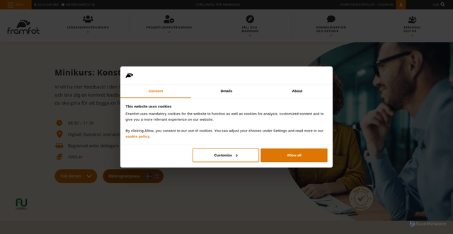 Security scan screenshot of https://r.nl.framfot.se/mk/cl/f/sh/WCPzyXJTZ7vgTBnqEcGpFAcZcFDVbilu/mrtYuyHp6Pqa