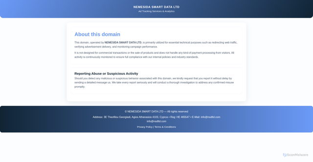 Security scan screenshot of https://ustrk.com
