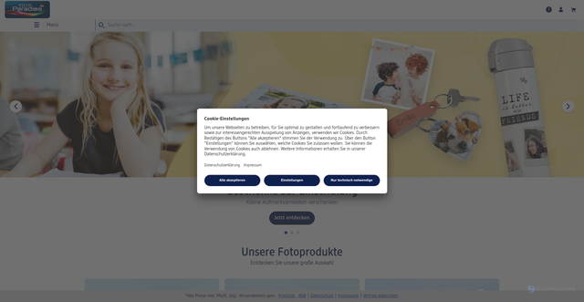 Security scan screenshot of https://dm-paradiesfoto.at
