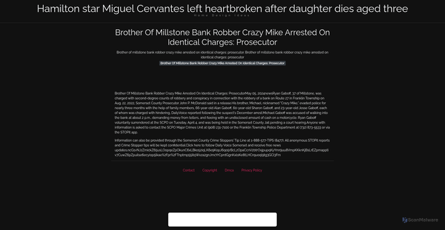 Security scan screenshot of https://byrobynbrownhugo-5p8c8qkuvt.edgeone.app/22936-brother-of-millstone-bank-robber-crazy-mike-arrested-on-identical-charges-prosecutor.html