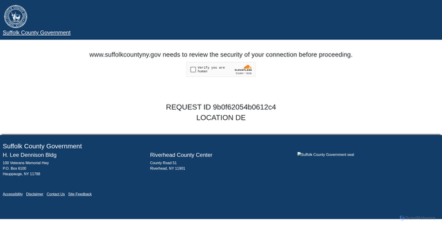 Security scan screenshot of https://suffolkcountyny.gov/
