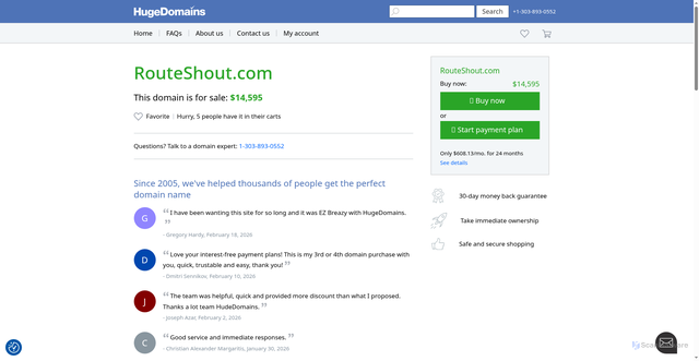 Security scan screenshot of https://msoid.routeshout.com