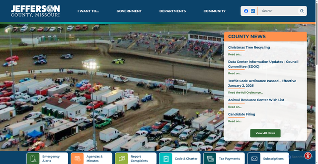 Security scan screenshot of https://jeffcomo.gov/