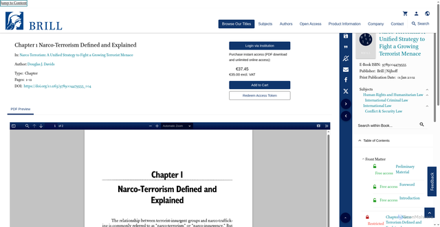 Security scan screenshot of https://brill.com/display/book/9789004479555/B9789004479555_s004.pdf?srsltid=AfmBOoq5GpZfKJgSPVSFQypVoy191rsiIbx0VugXPUf9IlBtyrNh_-6u