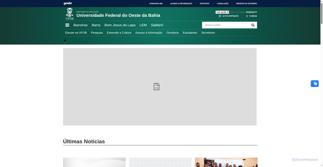 Security scan screenshot of barra.brasil.gov.br