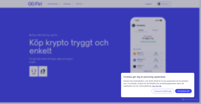 Security scan screenshot of https://firi.se
