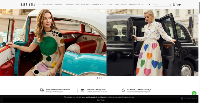 Security scan screenshot of https://maramaiaonline.com.br/