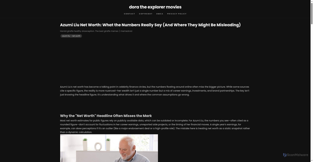 Security scan screenshot of https://cakrawaladailyspot-dp03tbwzeqah.edgeone.app/azumi-liu-net-worth.html