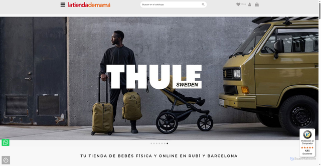 Security scan screenshot of https://www.latiendademama.es
