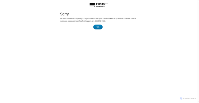 Security scan screenshot of https://fcontent.att.com
