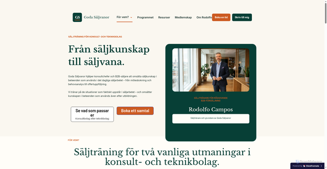 Security scan screenshot of https://godasaljvanor.se