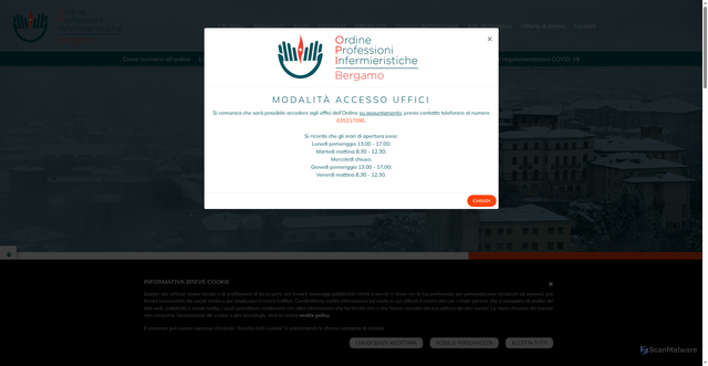 Security scan screenshot of https://www.opibg.it/