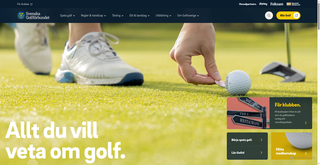 Security scan screenshot of https://golf.se/?utm_source=newsletter&utm_medium=email&utm_campaign=Tournytt_v32_2026&dt_id=fcd58f97-538d-4232-8bec-ce92f0c0cceb