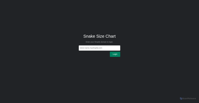 Security scan screenshot of https://sizechart.zifyapp.com