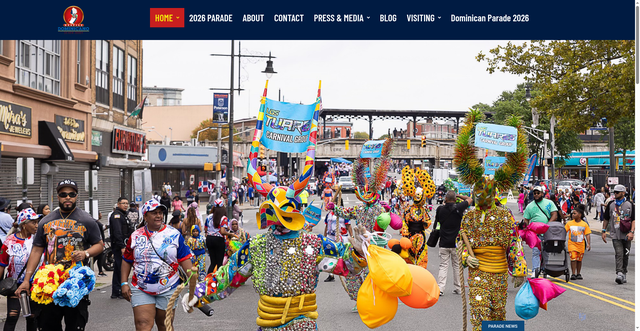 Security scan screenshot of https://dominicanparadenj.org/