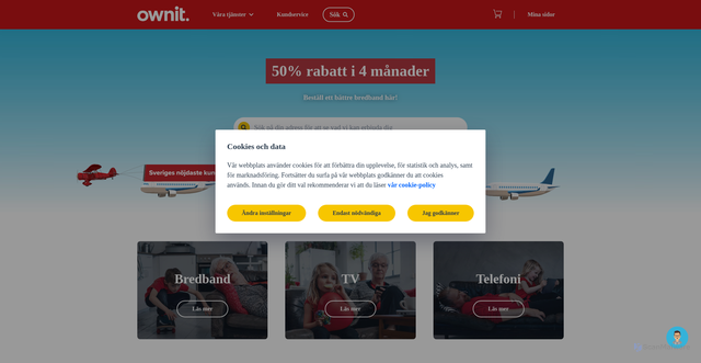 Security scan screenshot of https://ownit.se