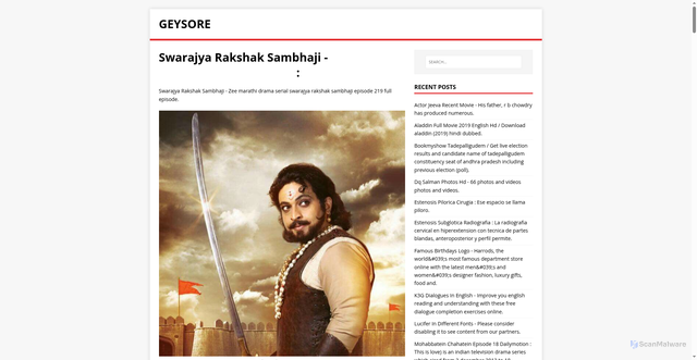 Security scan screenshot of https://resoyek.pages.dev/posts/swarajya-rakshak-sambhaji/