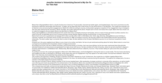 Security scan screenshot of https://altairaquahugo-67wm57d2dn.edgeone.app/23496-blaine-hart.html