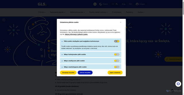 Security scan screenshot of https://gls-group-pl-8.top/pl